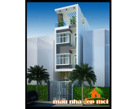 Mẫu nhà đẹp 2 lầu sân thượng