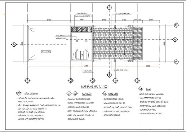 Mẫu nhà 3 tầng lầu 5x15 thiết kế hiện đại