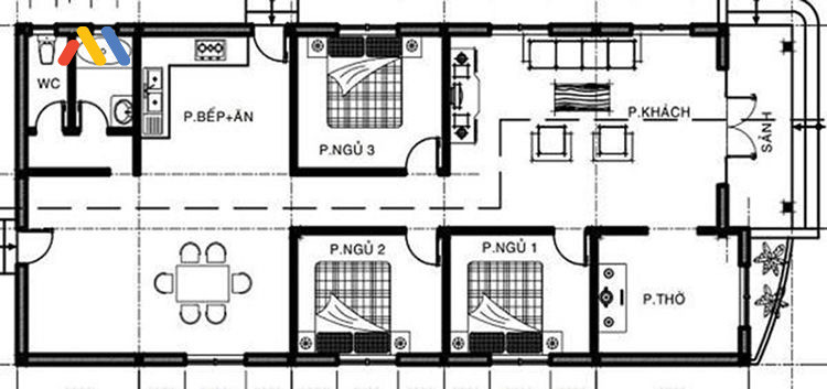 Mẫu nhà đẹp cấp 4 giá rẻ 500 triệu trọn gói